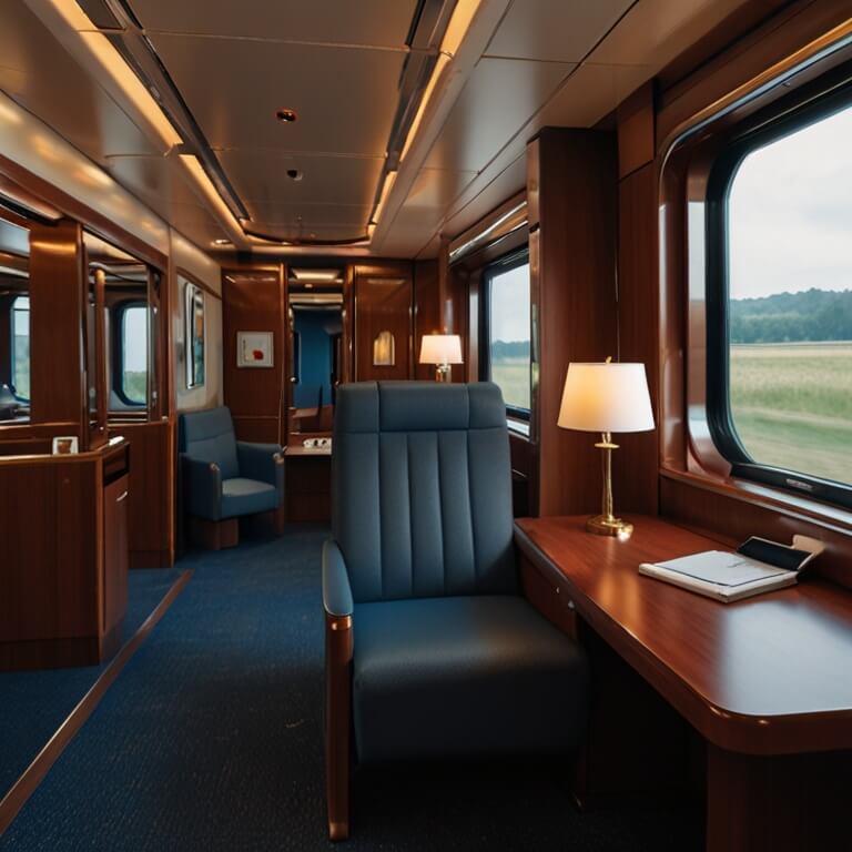 Presidential Suite Cabin at BrixosPalace Train